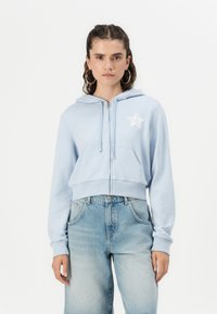 Hollister Co. FRENCH FULL ZIP  - Hoodie - blue