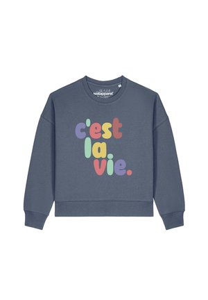 watapparel, C'EST LA VIE - Sweater - blue grey