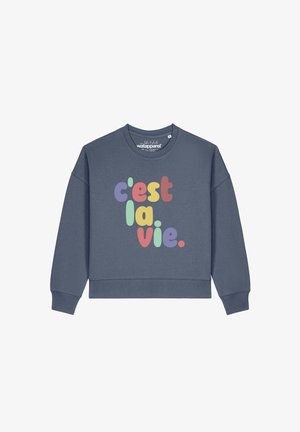 watapparel, C'EST LA VIE - Sweater - blue grey