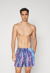 Carlo Colucci SWIM - Șorturi de baie - navy/multi-coloured