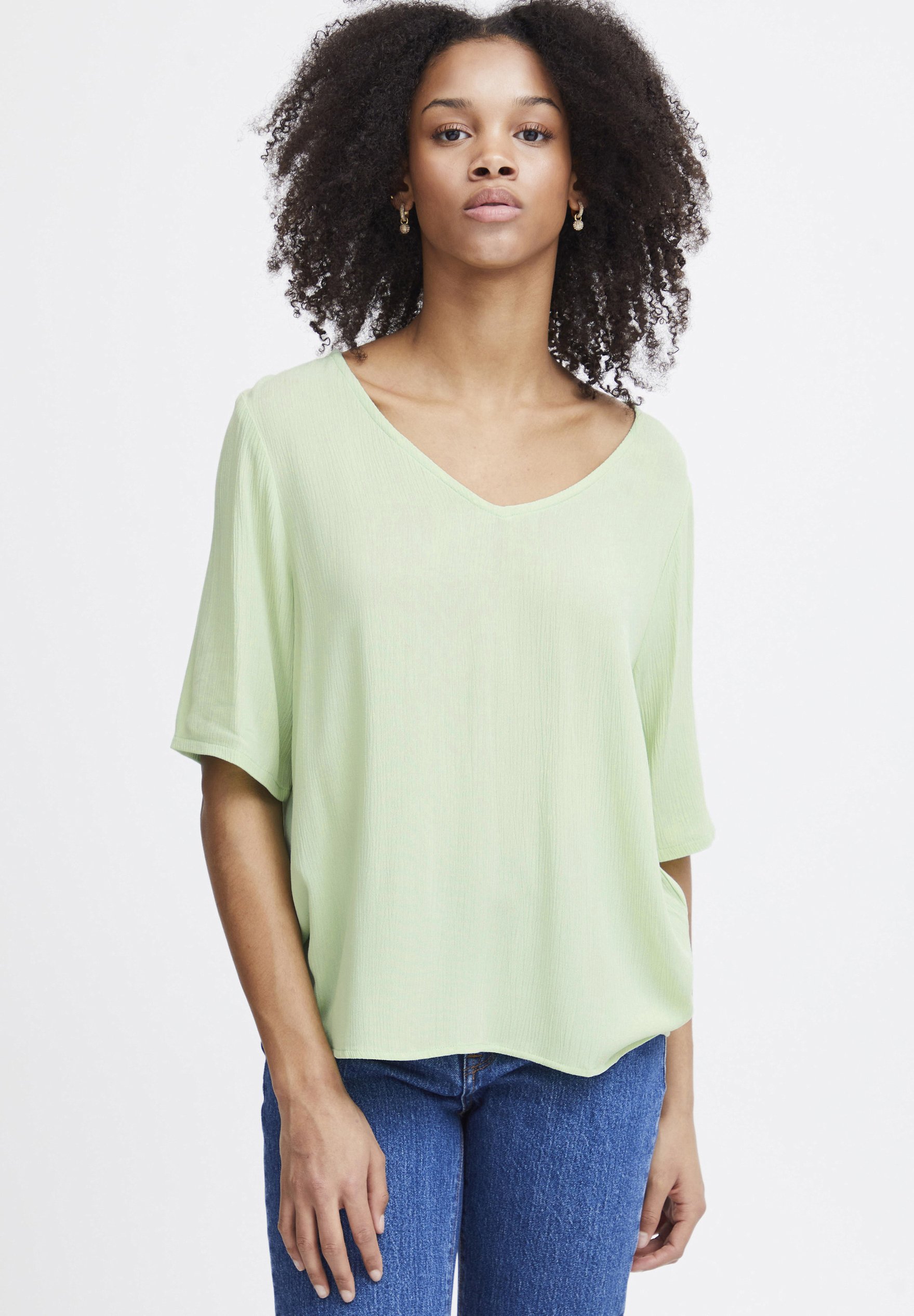 ICHI IHMarrakech - Bluse - sprucestone/hellgrün - Zalando.at