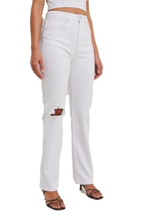Jeans Straight Leg - white