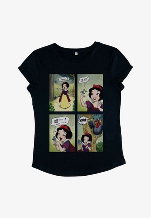Disney SNOW WHITE SIGNING SNOW - T-shirt print - navy blue