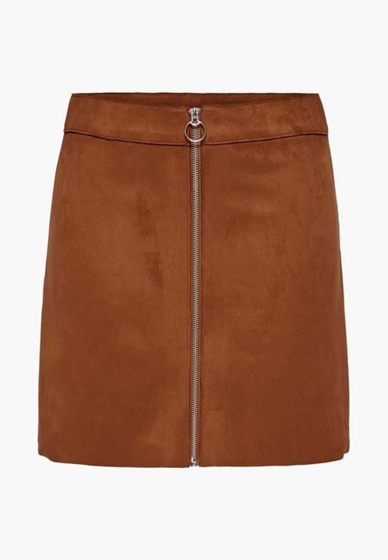 ONLY A-linjainen hame - brown