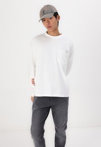 American Eagle POCKET TEE - Hosszú ujjú felső - white