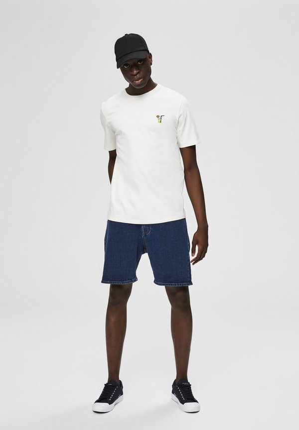 SLHFRESNO  - Basic T-shirt - egret4