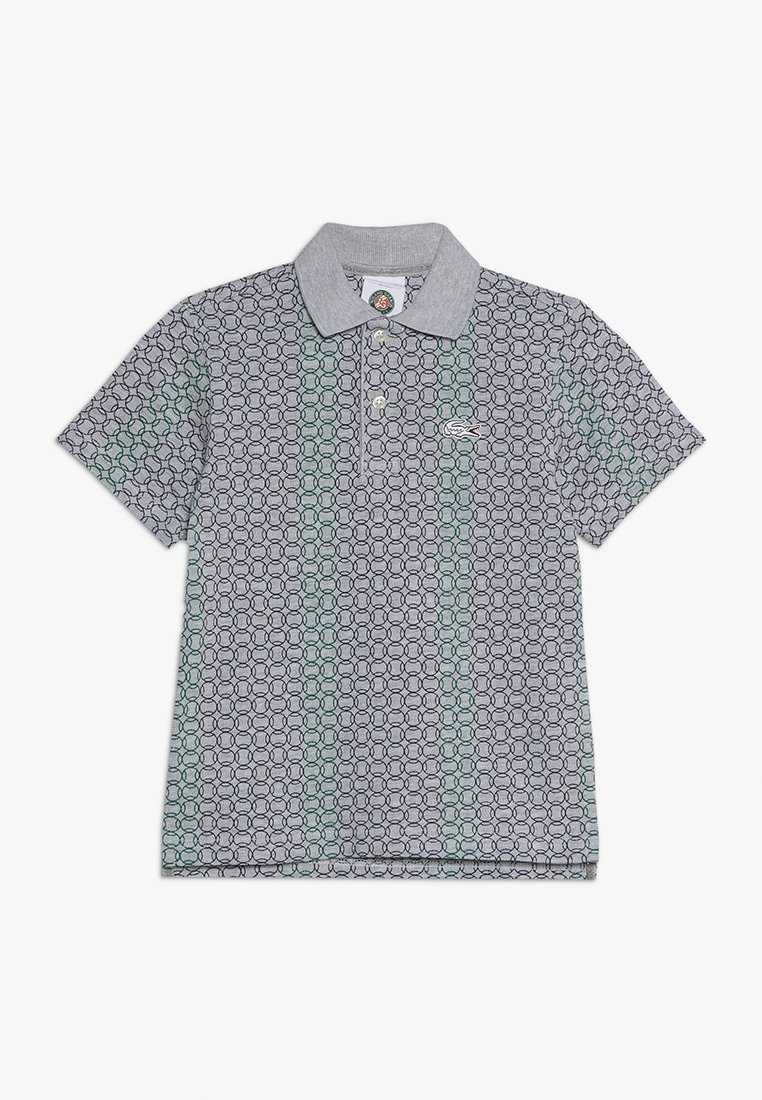 Lacoste Sport TENNIS ROLAND GARROS - Polotričko - silver chine/navy blue/woodland green