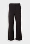 MODERN RELAXED WIDE - Stoffhose - black