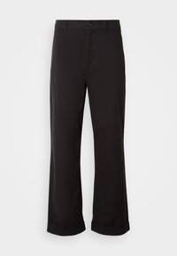 MODERN RELAXED WIDE - Trousers - black
