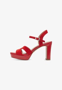 Selected, red