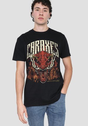Warner Brothers, HOUSE OF THE DRAGON TARGARYEN CARAXES IN FLAMES - Print T-shirt - black