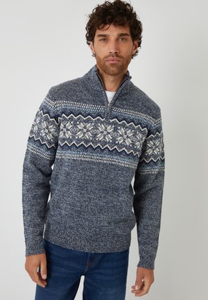 YULETIDE - Trui - navy twist