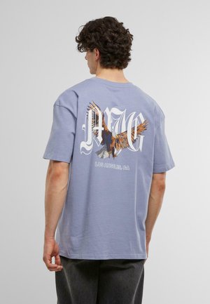 HEAVY LONE HUNTER - Print T-shirt - violablue