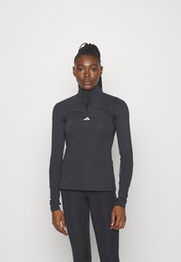 adidas Performance - TECHFIT COLD.RDY QUARTER ZIP - Majica z dolgimi rokavi - black Miniaturna slika 1