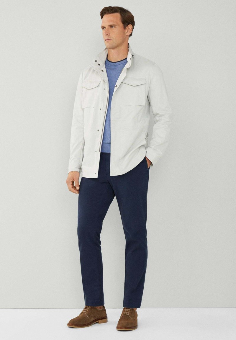 Hackett London Lichte jas wit