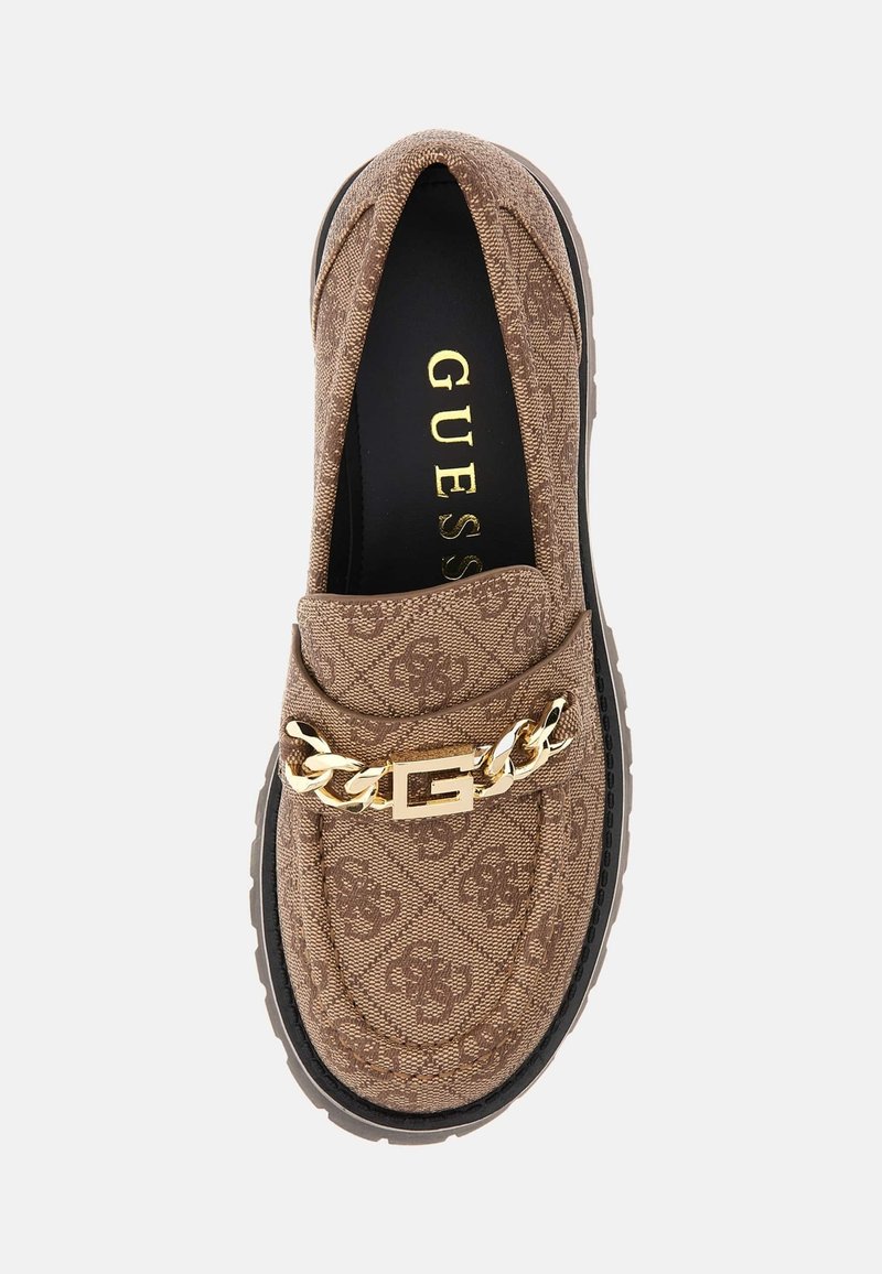 Guess Men\'s Brown Patterned Loafers GUESS Brown Loafers & Slip-Ons for Men | Mercari main image 3
