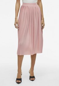 VILA MIDI - Áčková sukně - misty rose