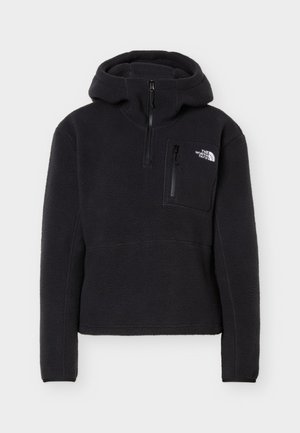 The North Face, YUMIORI 1/4 ZIP HOOD NOVELTY - Fliisdžemper - black