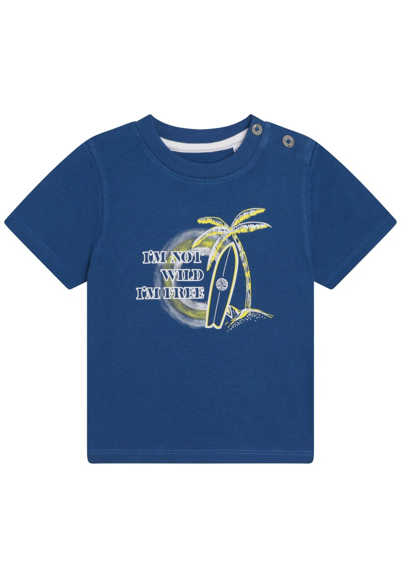 Timberland T-shirt print blauw