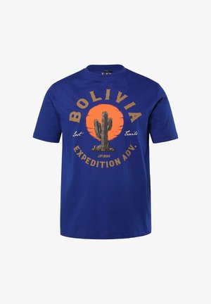 JP1880, T-SHIRT, SHORT SLEEVE, CHEST PRINT, UP TO 8XL - T-Shirt print - navy