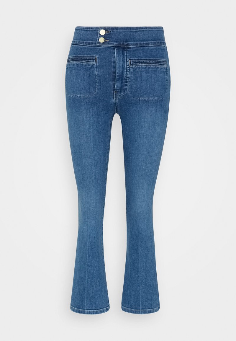 Damen Bekleidung | Frame Denim LE HARDY CROP FLARE Flared Jeans seaside/blue denim - HA26280 Damen Bekleidung | Frame Denim LE HARDY CROP FLARE Flared Jeans seaside/blue denim - HA26280