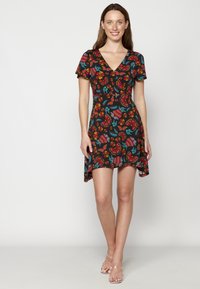 Koroshi SHORT SLEEVE - Vestido informal - multicoloured
