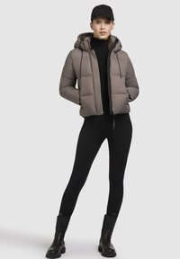 khujo STINE MATT - Winterjas - taupe dunkel