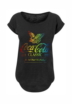 COCA COLA OMBRE GRAPHIC - Print T-shirt - schwarz