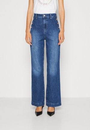 Wide Leg - dark-blue denim