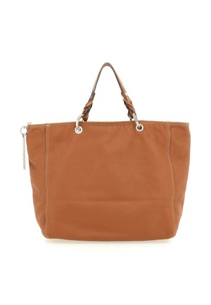 SHOPPING - Shopping bag - cognac t beige