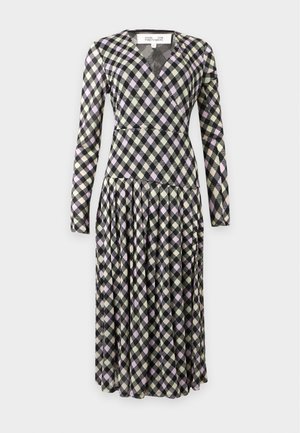 Diane von Furstenberg, KRISTEN WRAP DRESS - Φόρεμα ημέρας - highland fling mini black