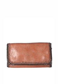 SHOULDER  - Clutch - cuoio