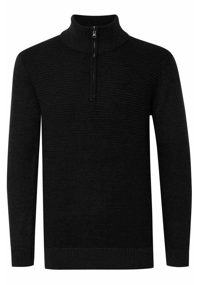 Herren Strickjacken | INDICODE JEANS IDRICHARD Strickpullover charcoal mix/grau-meliert - JP43845 Herren Strickjacken | INDICODE JEANS IDRICHARD Strickpullover charcoal mix/grau-meliert - JP43845