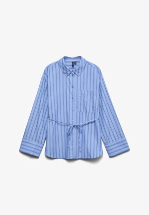 Vero Moda, VMGINA BELT - Chemisier - provence/navy peony/snow white