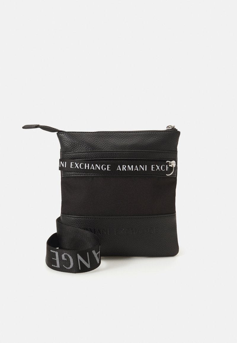 Armani Exchange MAN'S FLAT CROSSBODY Sac bandoulière black/noir
