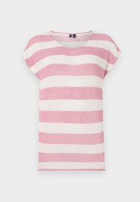 VMWIDE STRIPE  - Triko s potiskem - nostalgia rose/snow white