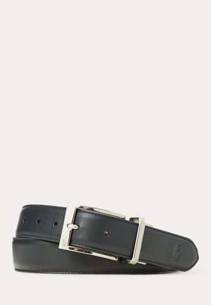 Polo Ralph Lauren REVERSIBLE LEATHER DRESS BELT - Poslovni remen - black/brown