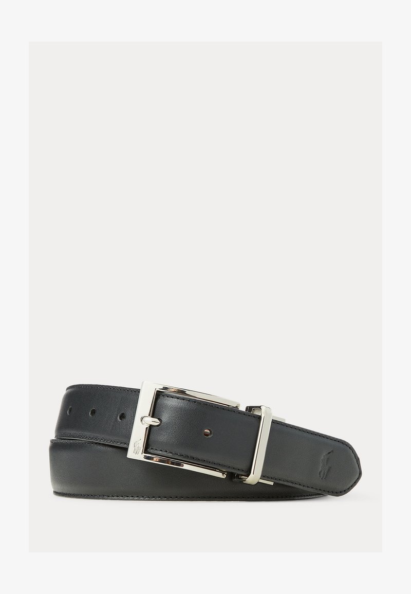 Polo Ralph Lauren REVERSIBLE LEATHER DRESS BELT - Puvunhousujen vyö - black/brown