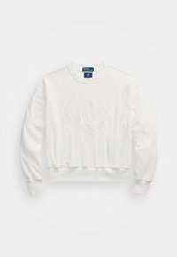 WIMBLEDON CREST TERRY CREWNECK - Sweatshirt - ceramic white