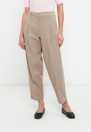 SLFBARREL MILLE PANT - Trousers - greige