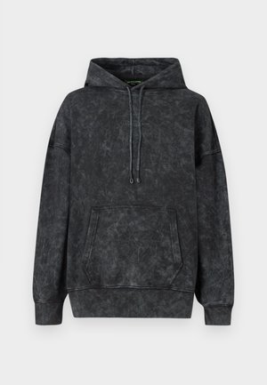 OVERSIZED HOODIE - Ikdienas džemperis - black acid wash