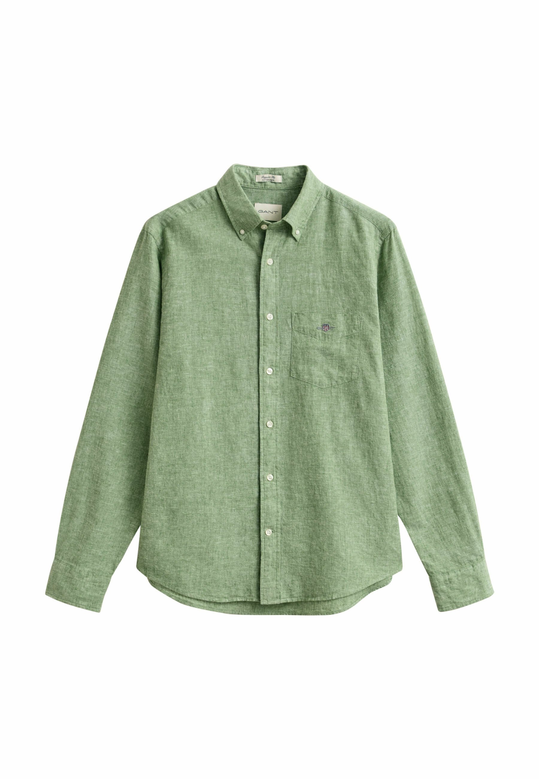 GANT REGULAR FIT - Košile - herb green