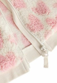 Next COSY REGULAR FIT - Fleecejakke - white pink heart print