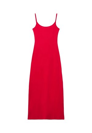 Terranova, TINTA UNITA - Vestito lungo - rosso scuro
