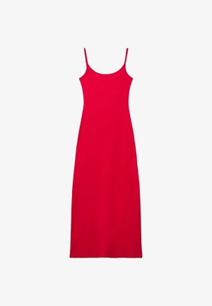 Terranova, TINTA UNITA - Vestito lungo - rosso scuro