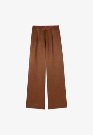 Oltre, PANTALONI PALAZZO - Pantalon classique - marrone