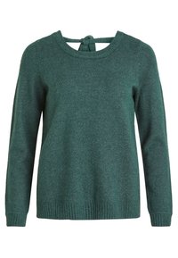 VILA Stickad tröja - green