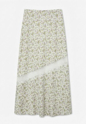 Vero Moda, SKIRT VMSUNNI MID WAIST LONG SKIRT - Jupe longue - cloud dancer