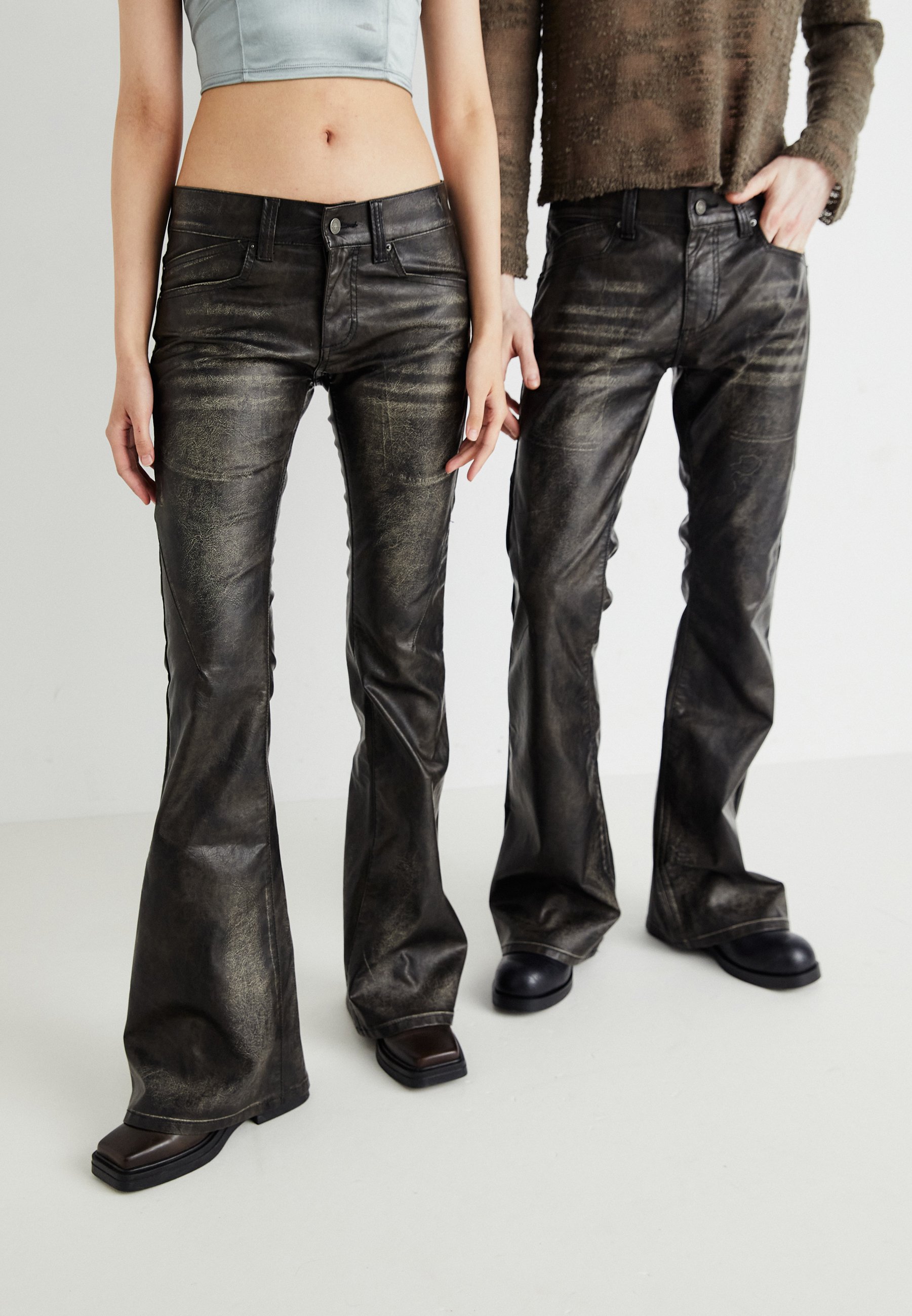Jaded London Washed Black Blaze Flared