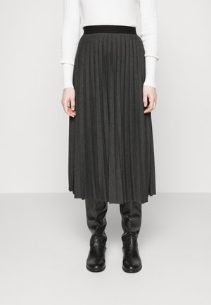 SKIRT PLEAT - Áčková sukně - gunmetal